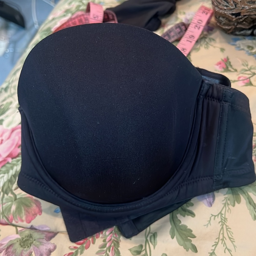 Wacoal strapless Bra 40D EUC black Red Carpet Strapless Underwire - Picture 6 of 8